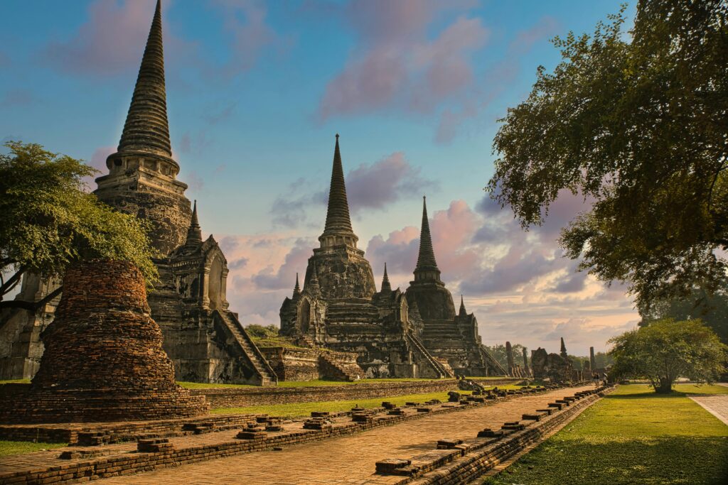 Ayutthaya ruins – ancient temple ruins in Ayutthaya, Thailand